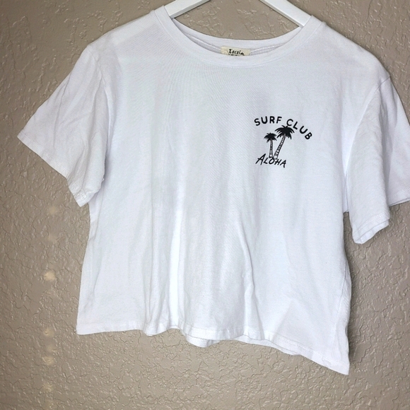 Local Lab surf  Crop Tshirt Size Medium - Picture 2 of 4